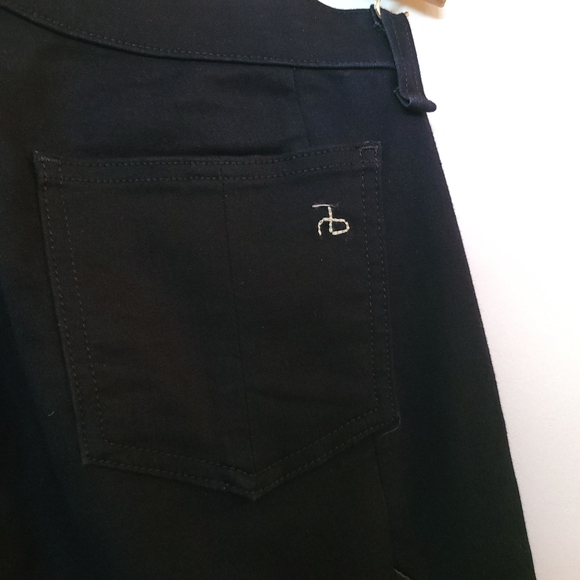 Rag and Bone - Two-tone Denim with Leather Detail - Size 27 - Picture 10 of 11